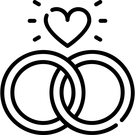 Wedding market icon