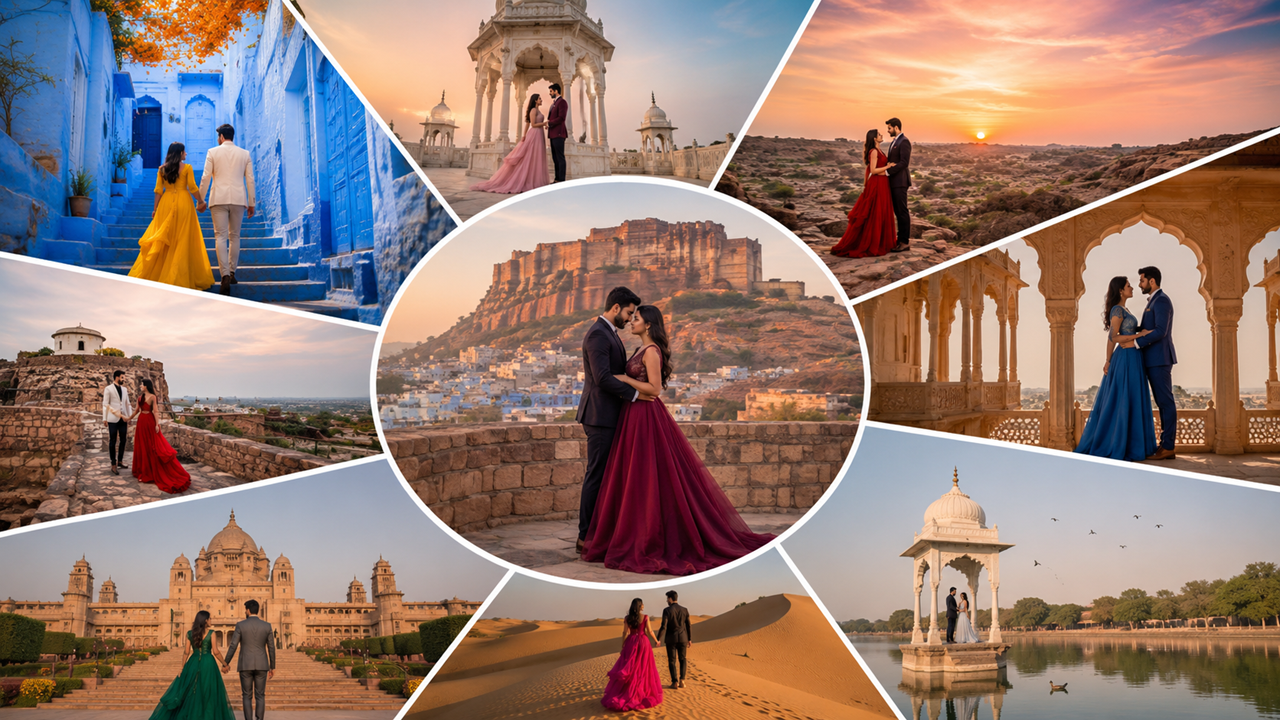 10 Pre-Wedding Photoshoot Locations in and around Jodhpur