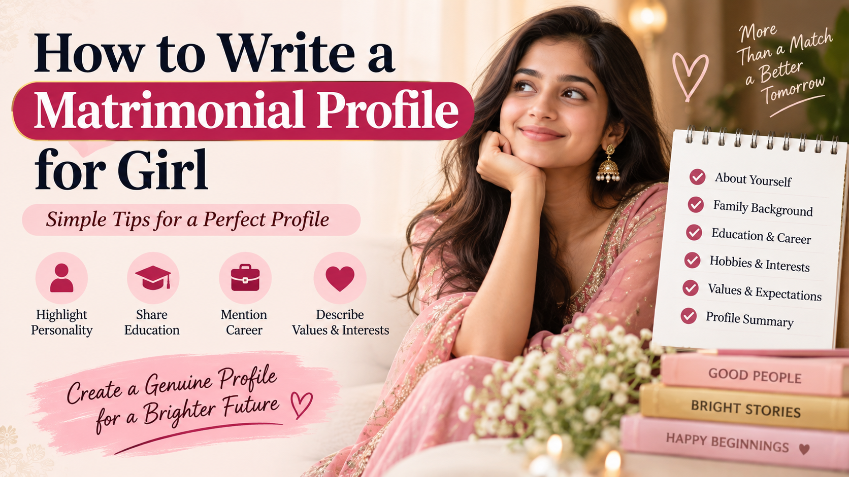 How to Write a Matrimonial Profile for Girl: A Simple Guide