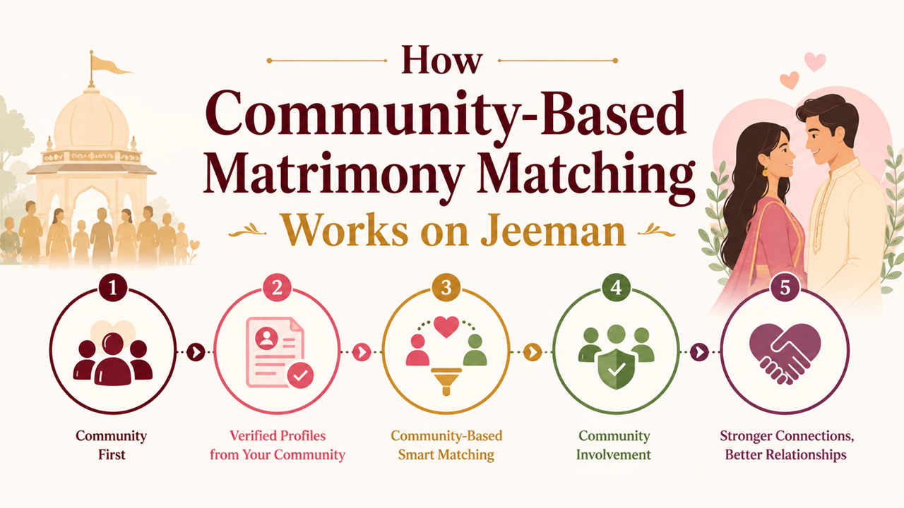 How Community-Based Matrimony Matching Works on Jeeman