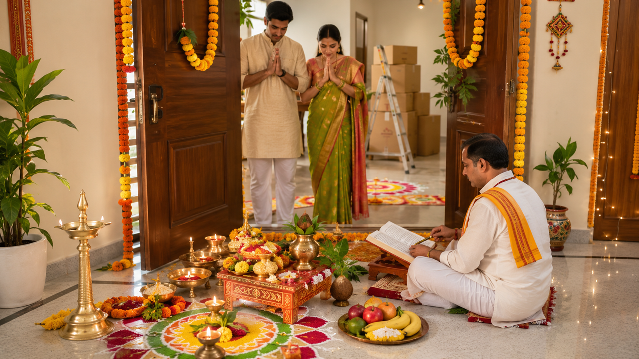 Griha Pravesh Pooja: Step-by-Step Ritual Guide for a New Home