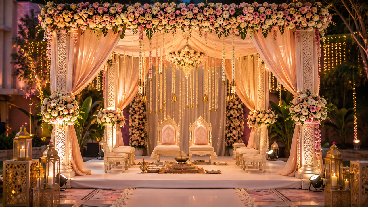 Mandap Decoration Ideas for a Traditional Rajasthani Wedding